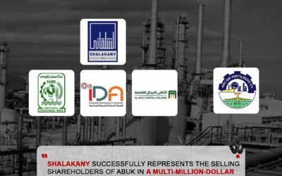 SHALAKANY SUCCESSFULLY REPRESENTS THE SELLING SHAREHOLDERS OF ABUK IN A MULTI-MILLION-DOLLAR SALE